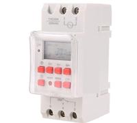 25A 7 Days Digital Programmable Timer Switch Relay Time Control For 16 ON/OFF Output 12V 24V 110V 220V 240V(1NO R4K-220V)