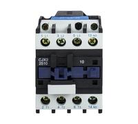 25A CJX2-2510 2501 AC Contactor 3Phase 3-Pole NO Coil Voltage 380V 220V 24V 50Hz Din Rail Mounted 3P+1NO Normal Open Contactor(2510 380V)