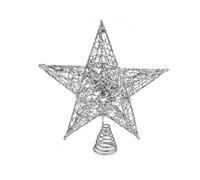 (25cm*28cm) Christmas Tree Topper LED Light Up Star Tree Xmas Ornament Home Party Decoration