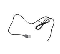25cm-300cm USB Male To Open End 2Pin Power Cable Extension Cord Wire 5V 3A 22AWG For Camera LED Light Router Fan USB Pigtail Power Wire
