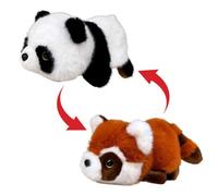 25cm/35cm Cute Panda Polar Bear Brown Bears Plush Toys Lifelike Fluffy Lying Animals For Kids Xmas Gifts Room