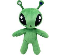 25cm AFTONSPARV Green Alien Plush Toy,Soft AFTONSPARV Alien Stuffed Animal Dolls,Green Aliens Plush Plushies,AFTONSPARVs Aliens Plush Figure Pillow for Kids,Boys Girls and Fans Gift