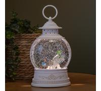 25cm Battery Operated Light up The Snowman and Snowdog Christmas Water Spinner with LEDs Samuel Alexander Multi One Size