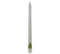 25cm Christmas Advent Candle with Countdown Numbers and Christmas Tree Image 9304
