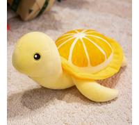 25cm/Cute Turtle Stuffed Animals, Soft Sea TurtlePlush Toy Tortoise Plushies Pillow - Stuffed Turtle Gift for Kids Birthday Valentines Deco (Yellow)
