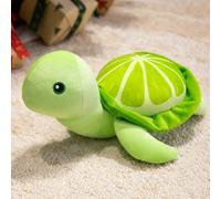 25cm/Cute Turtle Stuffed Animals, Soft Sea TurtlePlush Toy Tortoise Plushies Pillow - Stuffed Turtle Gift for Kids Birthday Valentines Deco (Green)