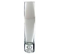 25cm Glass Slim Cylinder Bud Vase Clear Round Narrow Table Wedding Display