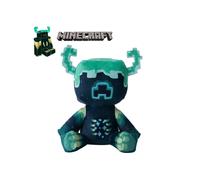 25cm Minecraft Warden Pixel Plush Toy Soft Stuffed Doll Kids Gift Toy
