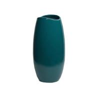25cm Oval Ceramic Vase Wedding Table Piece Centrepiece Flower Arranging Home Decor Teal Shiny Glaze Ornament