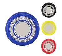 25cm Professional Flying Disc - Fun Flying Saucers for Everyone and Adults, Beach, Garden and Park Game for Family and Friends, Official Weight 180g Competition Disc, Colour Sent at Random