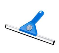 25CM Professional Window Squeegee with Aluminum Alloy Head and Blue Plastic Handle