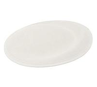 25cm Round Cotton Dipped Fascinator Hat Base Millinery Craft Sinamay DIY Supply UK (White)
