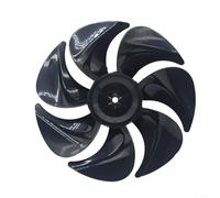 25cm Seven-Blade Fan Blades for Air Circulator Floor Fans Providing Enhanced Air Penetration and Uniform Distribution Rooms (black)