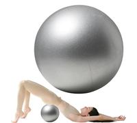 25cm Soft Pilates Ball - 9.8 Inch Exercise, Mini Barre, Gym Ball Inflatable Straw For Easy Inflation - Perfect for Yoga, Pilates, Core Training, Physical Therapy and Balance (Home & Gym & Office)