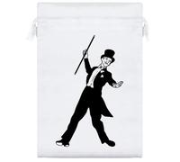 25cm 'Tap Dancer' Satin Drawstring Bag/Pouch (SB00118348)