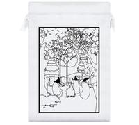 25cm 'The Coven' Satin Drawstring Bag/Pouch (SB00115336)