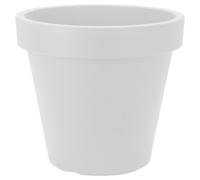 (25cm, White) Plastic Flower Plant Indoor Outdoor Planter Pots