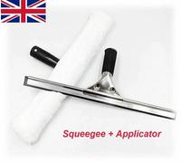 25Cm Window Squeegee + 35Cm Applicator Rubber Blade Professional Glass Cleaning Tool