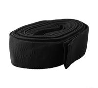 25FT Nylon Welding Hose Sleeve, Flame Retardant Abrasion Resistant Cable Cover for TIG MIG Torch & Hydraulic Hoses, 40mm Diameter Black