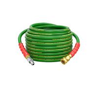 25FT Pressure Washer Hose 3/8'' Non Marking 4800psi with Quick Connect, 25FT Power Washing Hose No-Kink Steel Wire Braided, Upgraded 4-Layer Structure Commercial&Home Use for Clean Car Yard Garden