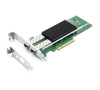 25G PIC-E Network Card with Intel E810- XXVAM2 Chip, Dual SFP28 Port, PCI Express X8, Ethernet LAN Adapter with Low Profile for Windows/Windows Server/Linux