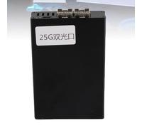 25G Thunderbolt Network Card,Aluminum Alloy 25Gbps Adapter, Plug and Play for/forWin/for Ubuntu, No External Power Required, Triple OS Compatibility (Dual Port)