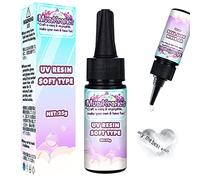 25g UV Resin Soft Crystal Clear Glue Ultraviolet Solar Sunlight Cure DIY Jewelry Making, Craft Decoration, Casting & Coating