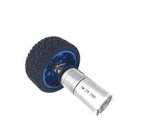 25GA-370 DC 6V 12V 24V Encoder electronic starter Gear 4mm Shaft With Mounting Bracket Coupling 65mm Wheel 12-1931 RPM ICXLPMC(82RPM_24V)