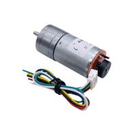 25GA370 DC reduction motor 6V12V24V speed code disc with encoder high power and high torque for balancing car(26rpm,12V)