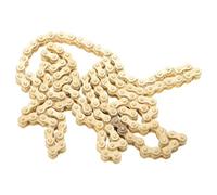 25H 138 Links Gold Motorcycle Drive Chain for Mini Dirt Bikes | Metal Replacement Component, Easy DIY Fitting, Supports Mini Bike Sprockets, Track Racing, Garage Maintenance and Powersports