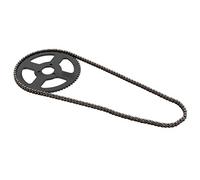 25H Chain Rear Chains Sprocket,25H Chain 144 Links Sprocket 2 Stroke Shaft for Electric Mini Moto Pocket Bike ATV Quad Accessory