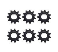 25H Chain Steel Sprocket, 11T Front Motor Chain Sprocket with H Hole Precision Fit for MY1020 DC Motor Durable Metal Motor Sprocket for Electric Scooter