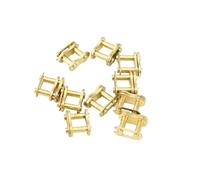 25H Drive Chain Spare Master Link For 2 Stroke 33cc 43cc 47cc 49cc Gas E Scooter Mini Moto Kids ATV Quad Dirt Pocket Bike(Gold 10 Pcs)