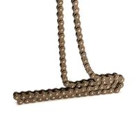 25H Roller Chain For 47cc 49cc Scooters ATV Dirt Bikes - Iron Construction, 6.35mm Pitch, 136 Links - High-Speed Motor