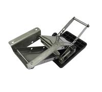 (25HP - 60KG, Black) Adjustable Auxiliary Outboard Motor Bracket