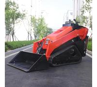 25hp Engine Mini Skid Steer Loader Mini Loaders with Track Crawler for Sale Garden and Agricultural Use Farm Gardin Construction and Digging, Bull-dozing, Drilling, Augering