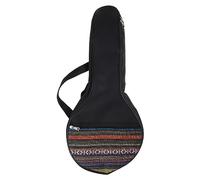 25in 4-Strings Banjo Bag Ethnic Musical Ukulele Tote for Case Cotton Backp Ethnic Ukulele Tote Case