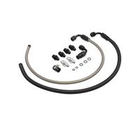25inch 6AN Aluminum Steering Hose for C10 Trucks High Pressure & Leakproof Design Power Steering Hose Lines