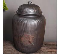 25kg Ceramic Rice Storage Containe With Lid, Bucket, Grain Dispenser, Chinese Tea Jar, Large Sealed Ric e Box, Design Porcelain Bottle, For Beans Corns Wheat