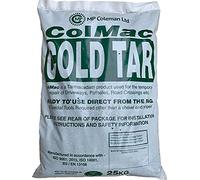 25KG Colmac Cold Tar Ready to Use Direct from Bag - Asphalt, Pothole, Driveway Instant Repair Tarmac