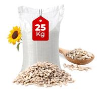 25kg Sunflower Hearts wild Bird Food - High Energy Bird Seed, Premium Sunflower Seeds & Food for Wild Birds