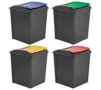 25L / 50L Recycling Bins , 75L Flexi Tub Plastic Storage for Home Kitchen Garden