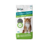 25L BREEDER CELECT CAT LITTER ABSORBENT RECYCLED PAPER PELLETS BIODEGRADABLE