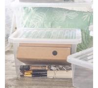 25L Clear Plastic Storage Boxes with Lids, UK (DELIVERED ON A PALLET)(320 UNITS)