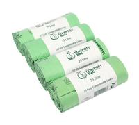 25L Compost Bag Compostable Kerbside Caddy Liners - 4 Rolls