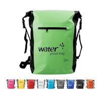 25L Dry Bag,Green Waterproof Bag Backpack with Adjustable Shoulder Strap,Large Capacity Swimming Bags 2L/5L/10L/15L/20L/25L/30L Dry Sack for Paddle Boarding,Wet Bags for Travel,Outdoor Camping