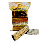 25L Kiln Dried Hardwood Logs Proper Wood Firewood - 25Ltr Per Pack - Ready to Burn & Sustainably Sourced - For Pizza Ovens Wood Burning Stoves Appliances Open Fire Pits - 1 x Carry Pack