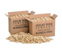 25L Kiln Dried Kindling Wood Sticks - Ready to Burn Fire Starter for Log Burners, Wood Burning Stoves, Open Fires, Fire Pits, Pizza Ovens & BBQ - Easy Lighting Natural Firewood (2 Boxes)