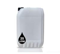 25L Plastic JERRY CAN for Water & Chemicals Storage Container - UN Certified Food Grade Stackable with Tamper-Evident Cap, Ideal for Outdoor Camping Emergency and Industrial Use