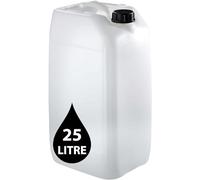 25L Plastic JERRY CAN for Water & Chemicals - UN Certified, Food Grade, Stackable with Tamper-Evident Cap, Ideal for Outdoor, Camping, Emergency, and Industrial Use